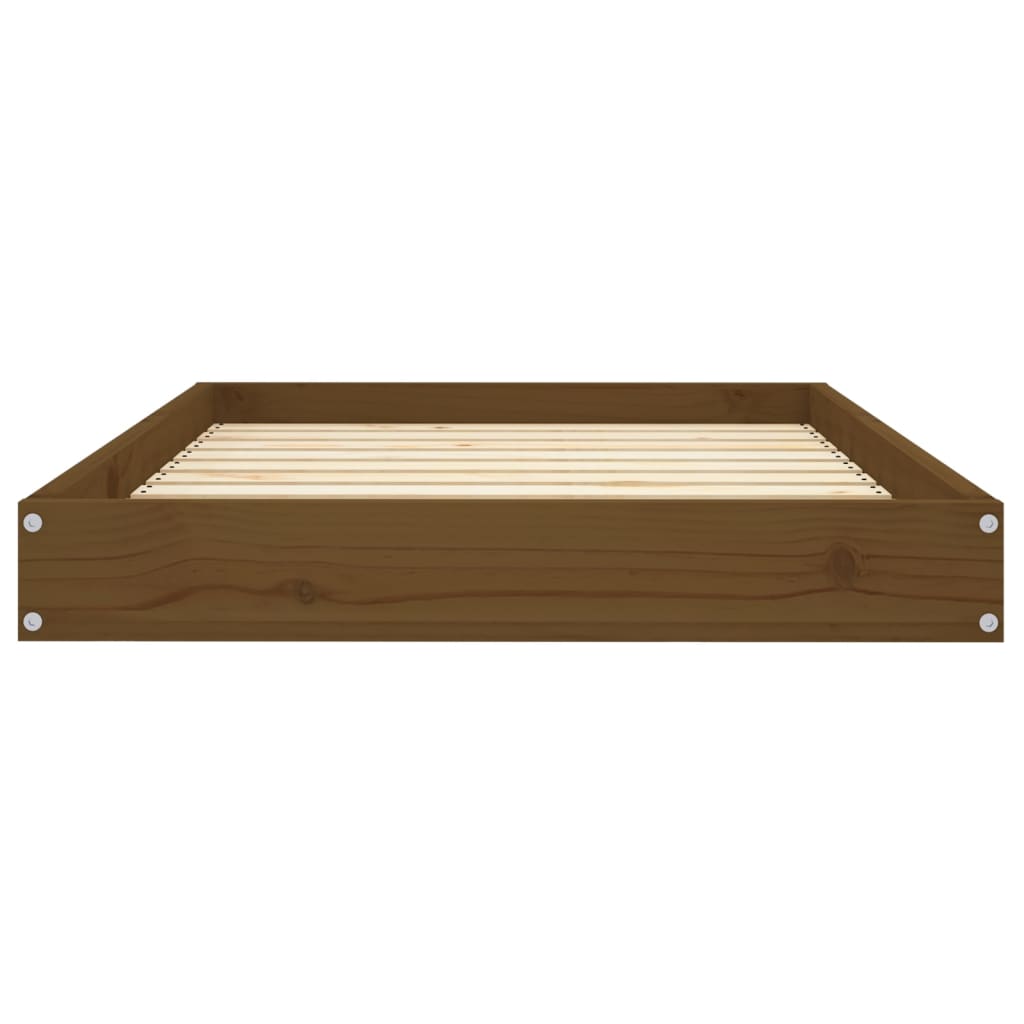 vidaXL Dog Bed Honey Brown 91.5x64x9 cm Solid Wood Pine