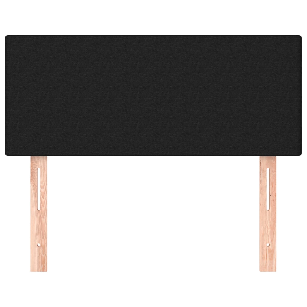 vidaXL Headboard Black 100x5x78/88 cm Fabric