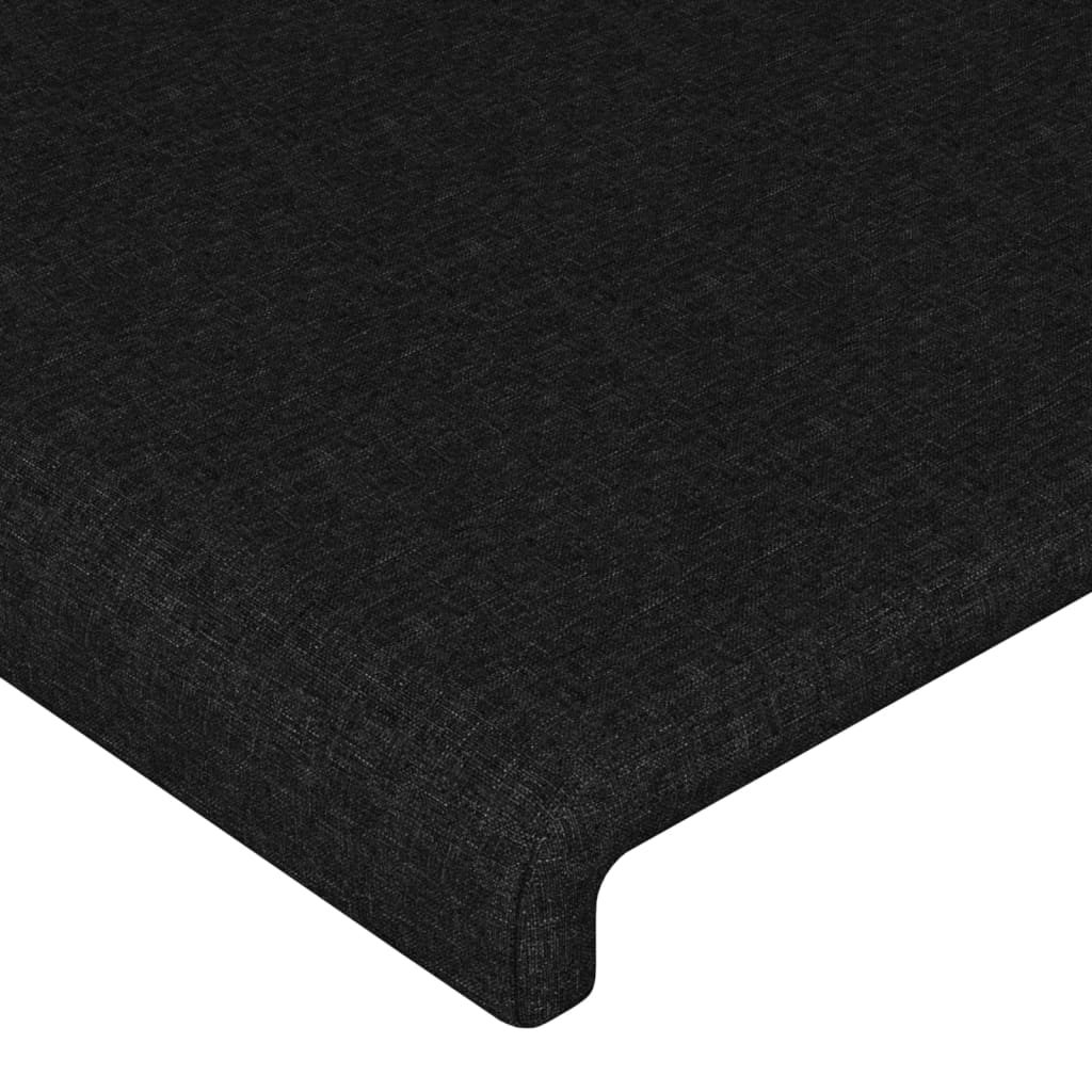 vidaXL Headboard Black 100x5x78/88 cm Fabric