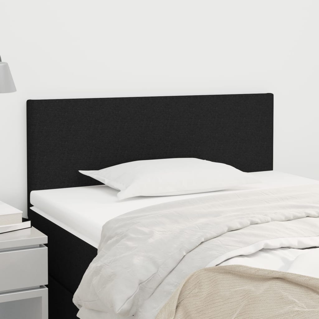 vidaXL Headboard Black 100x5x78/88 cm Fabric
