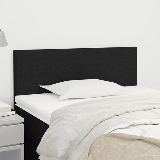 vidaXL Headboard Black 100x5x78/88 cm Fabric