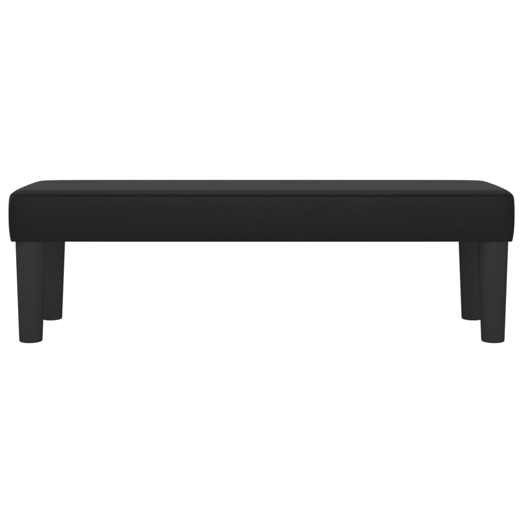 vidaXL Bench Black 100x30x30 cm Faux Leather