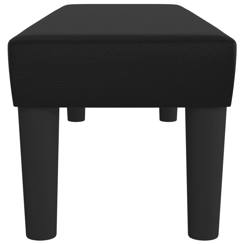vidaXL Bench Black 100x30x30 cm Faux Leather