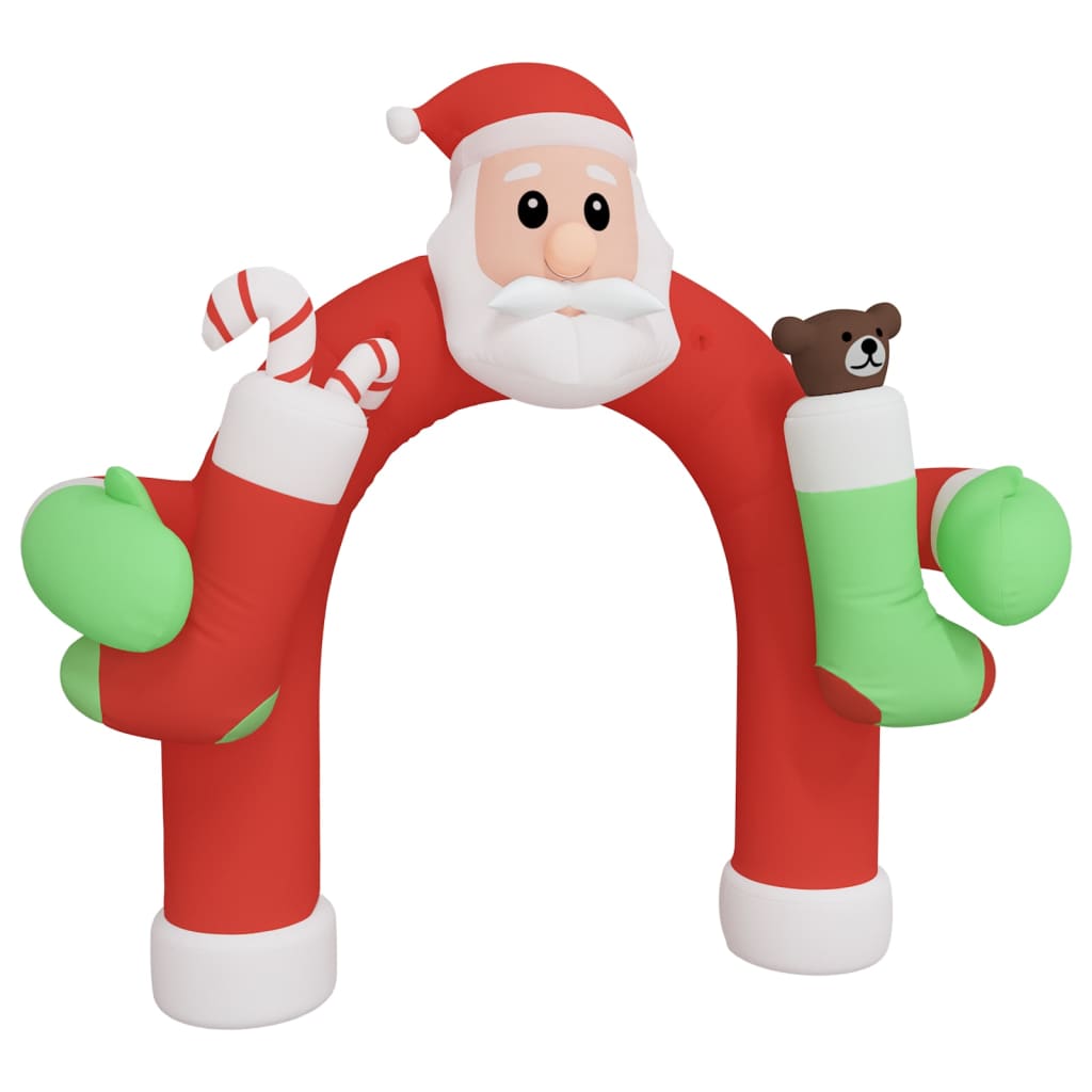 vidaXL Christmas Inflatable Arch Gate LED 320 cm