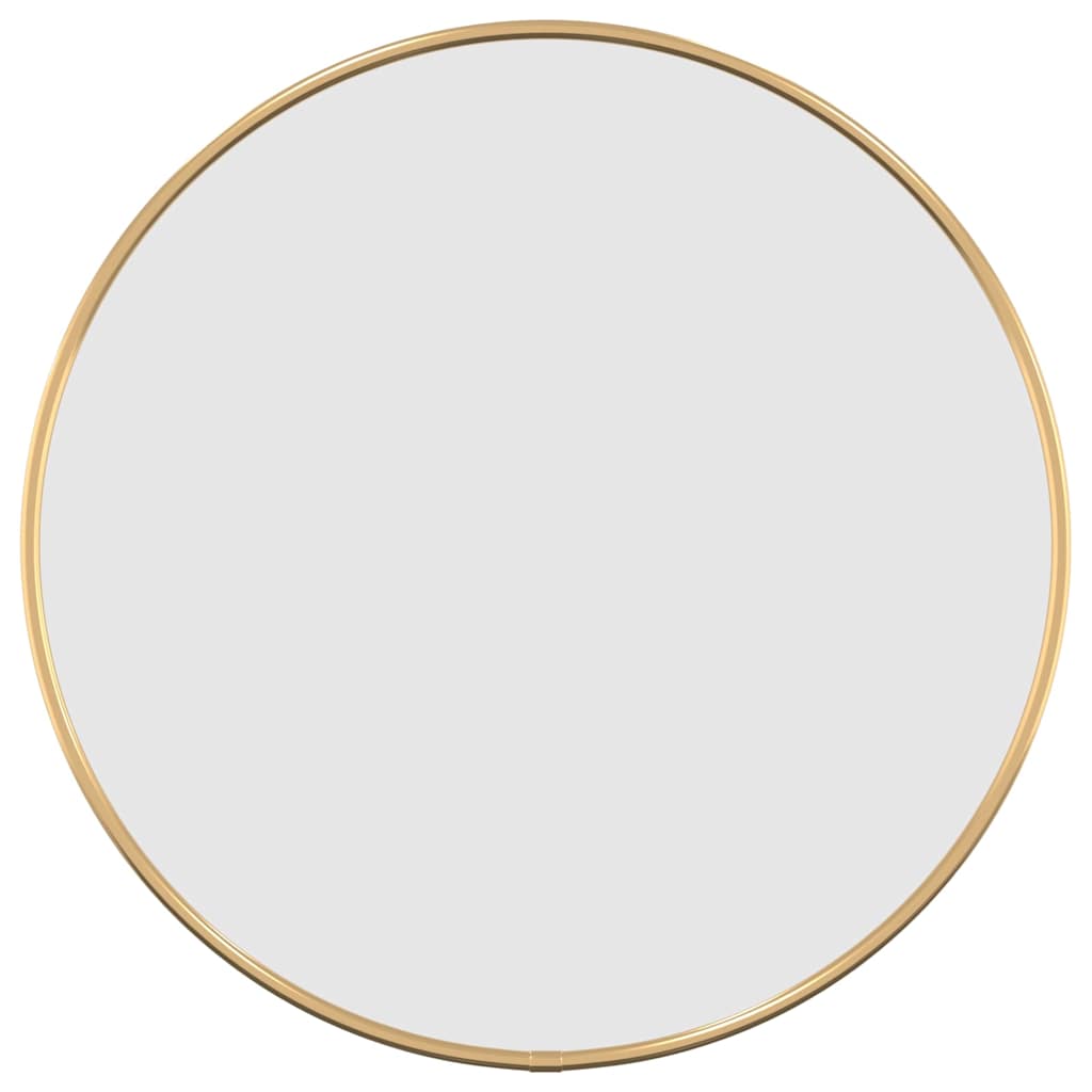 vidaXL Wall Mirror Gold Ø 40 cm Round