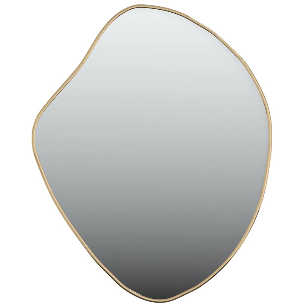 vidaXL Wall Mirror Gold 50x40 cm