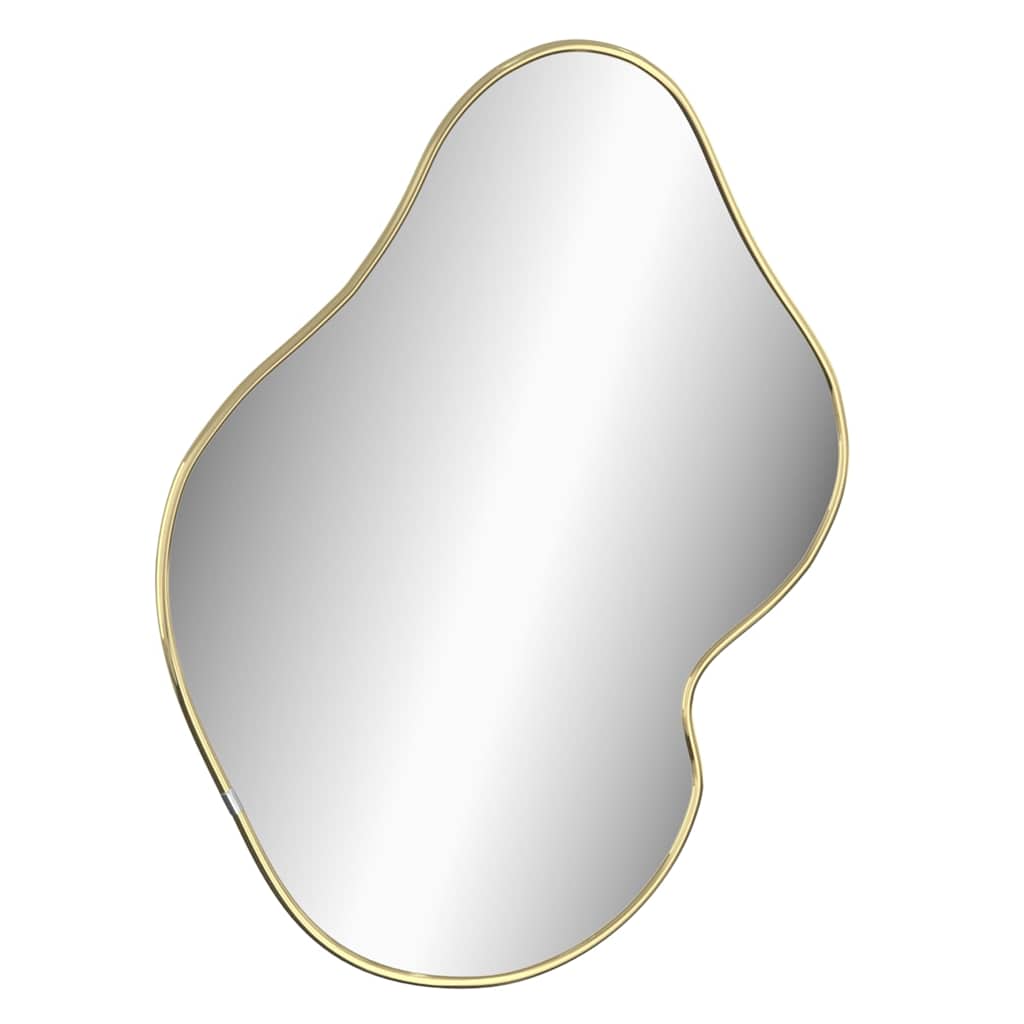 vidaXL Wall Mirror Gold 50x40 cm