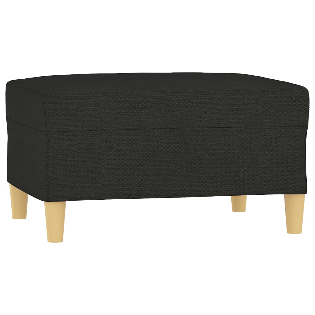vidaXL Footstool Black 70x55x41 cm Fabric