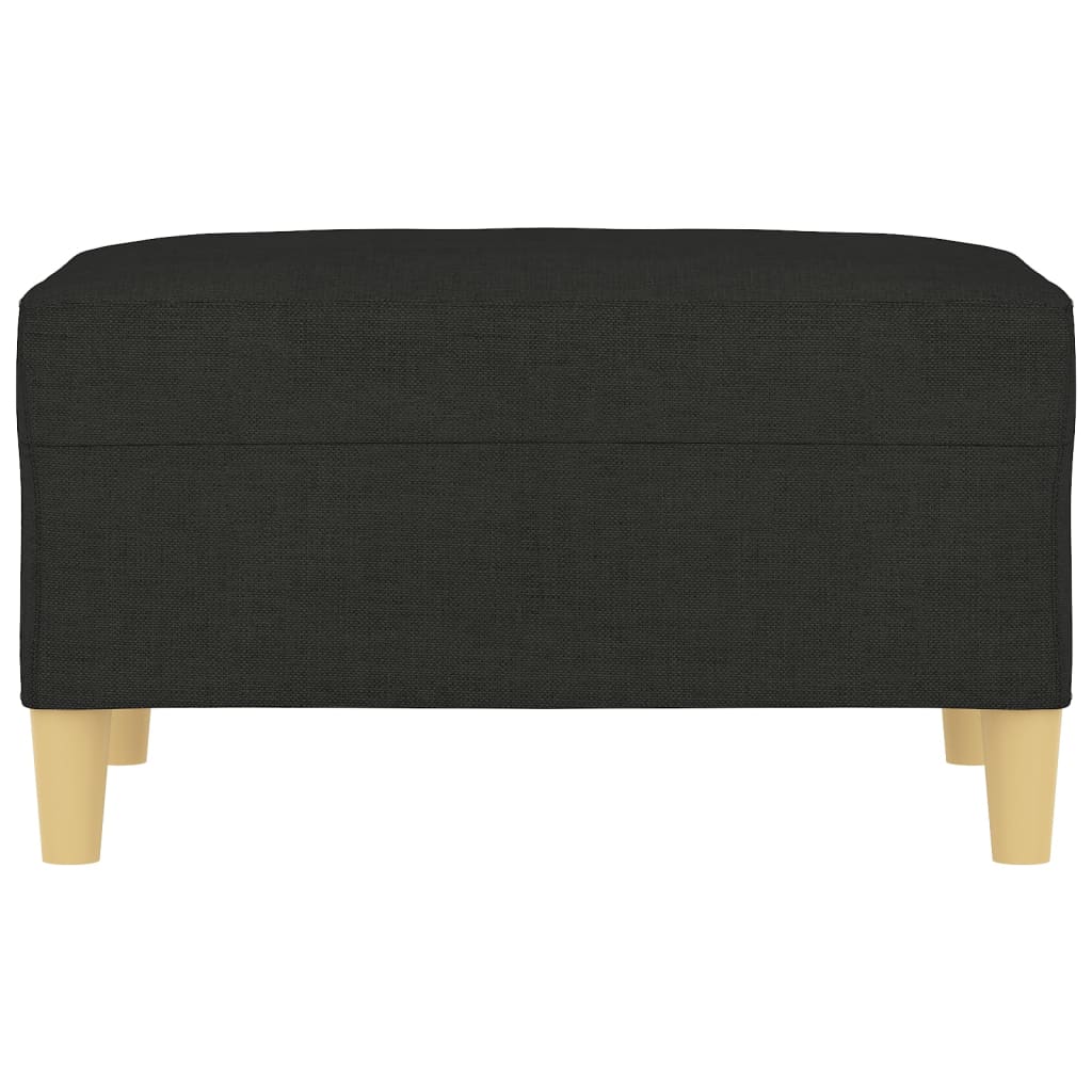 vidaXL Footstool Black 70x55x41 cm Fabric