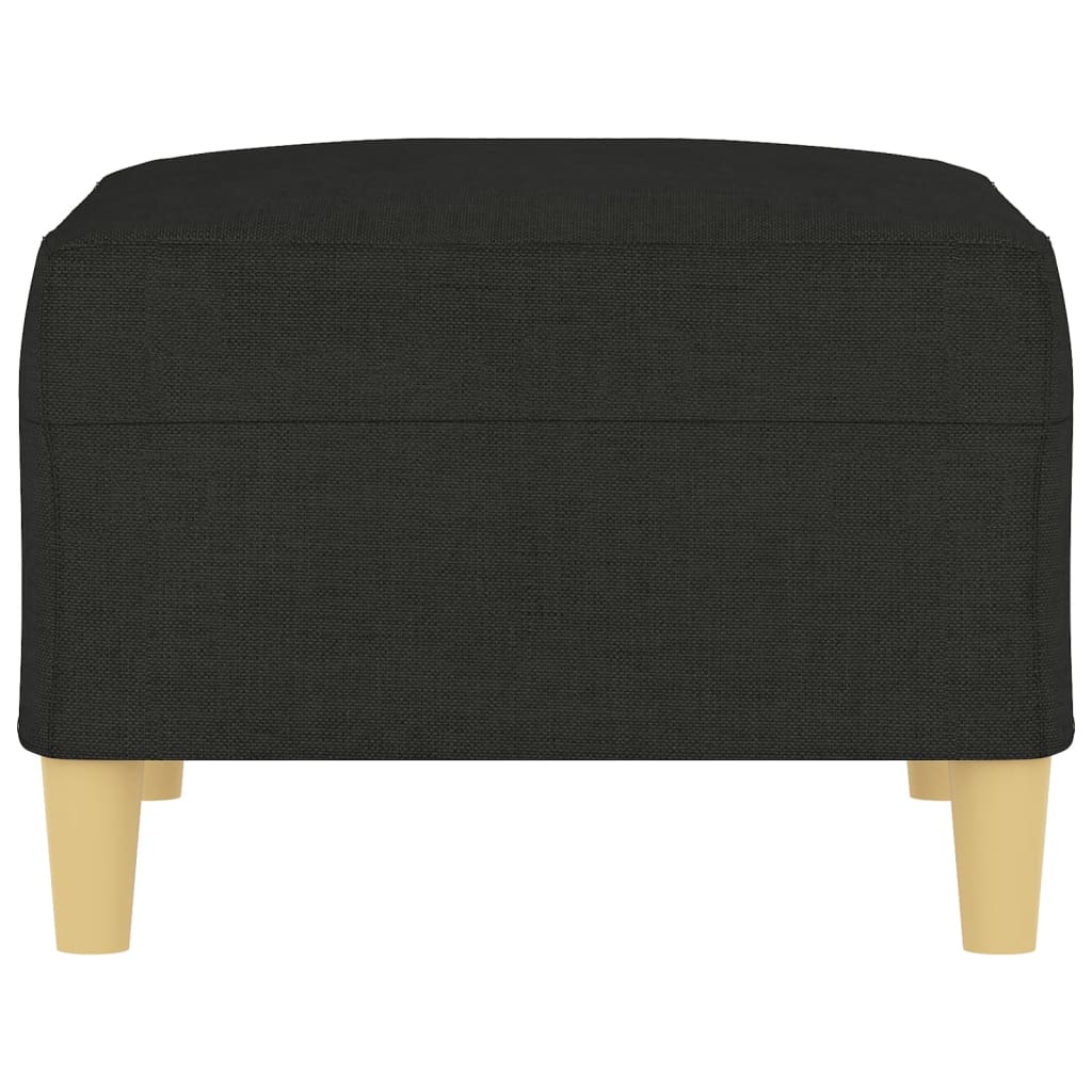 vidaXL Footstool Black 70x55x41 cm Fabric
