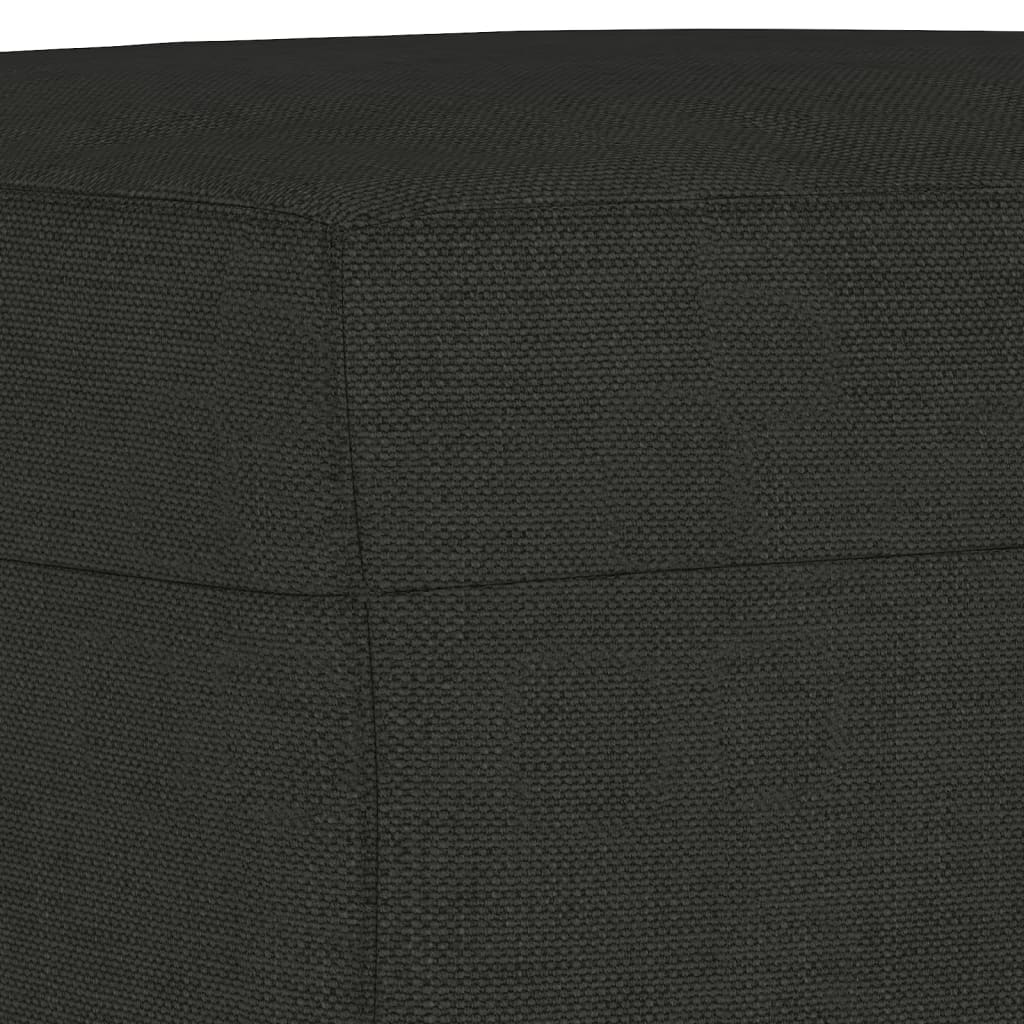 vidaXL Footstool Black 70x55x41 cm Fabric