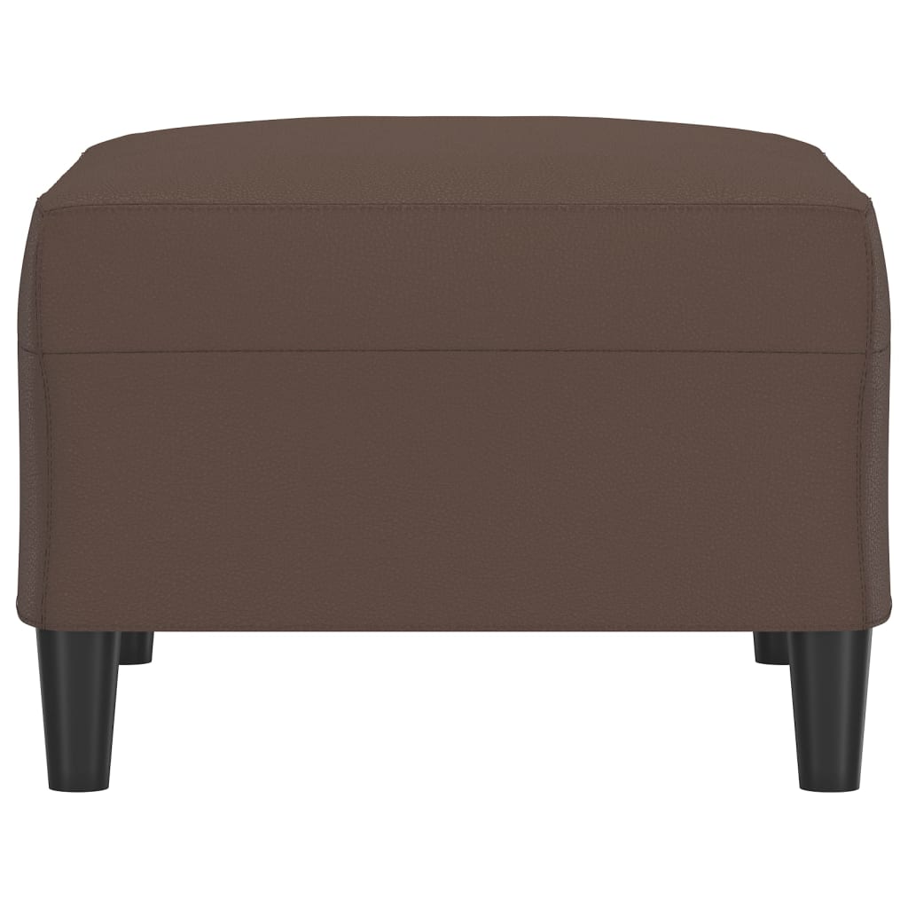 vidaXL Footstool Brown 70x55x41 cm Faux Leather