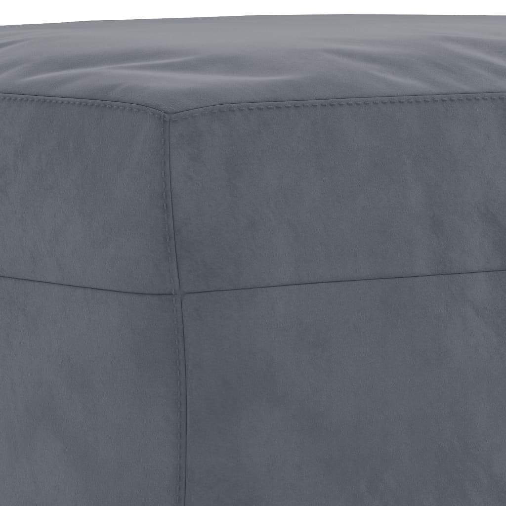 vidaXL Footstool Dark Grey 70x55x41 cm Velvet