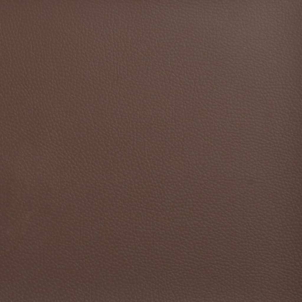 vidaXL Throw Pillows 2 pcs Brown 40x40 cm Faux Leather