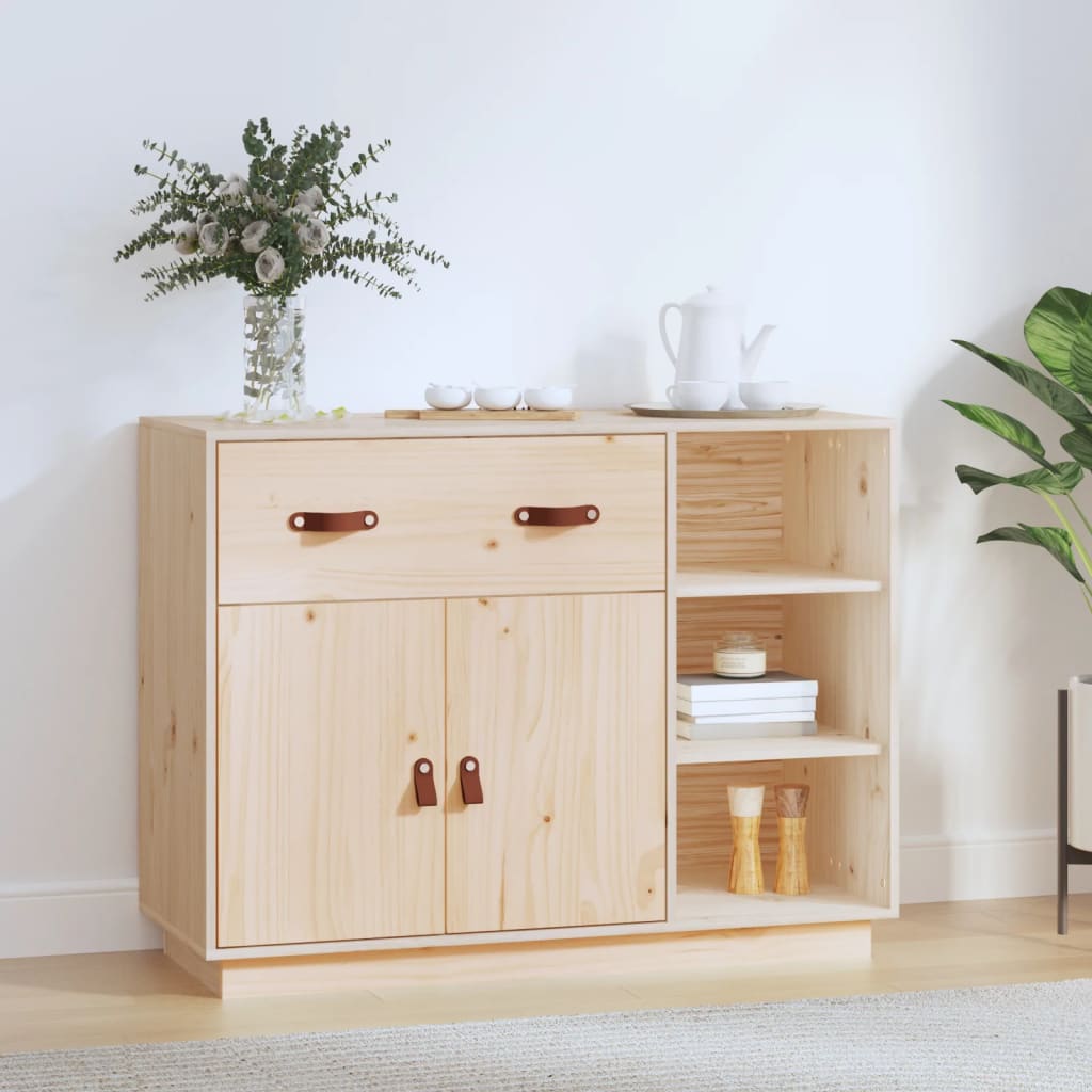 vidaXL Sideboard 98.5x40x75 cm Solid Wood Pine