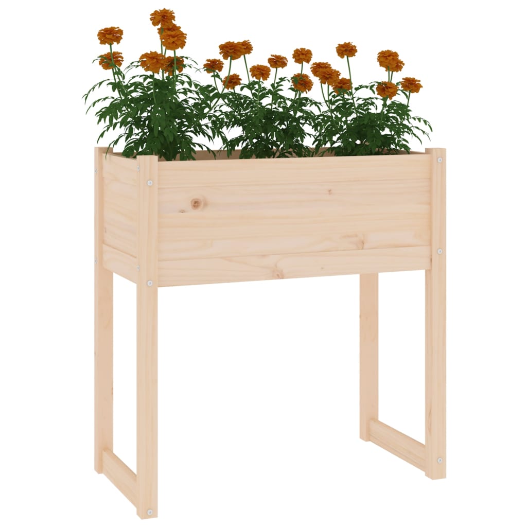 vidaXL Planter 78x40x81 cm Solid Wood Pine