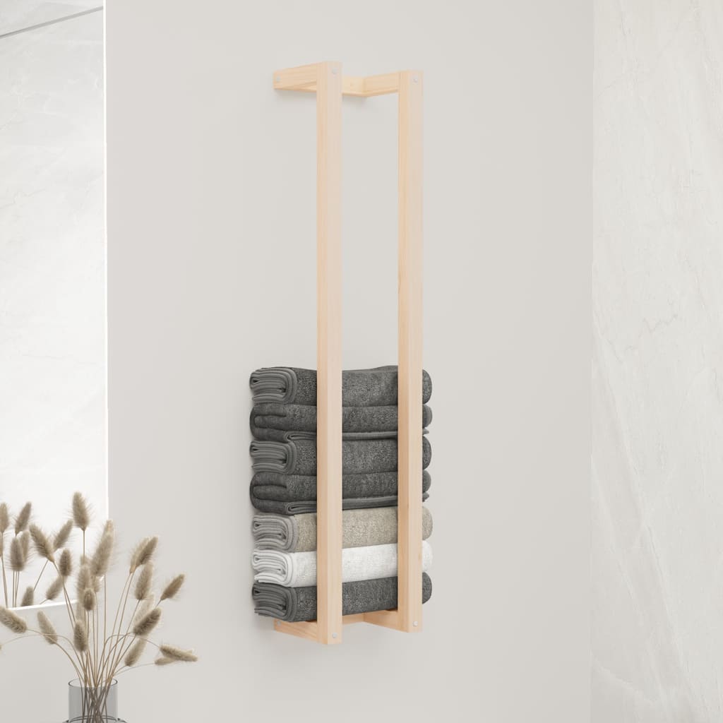 vidaXL Towel Rack 23x18x110 cm Solid Wood Pine