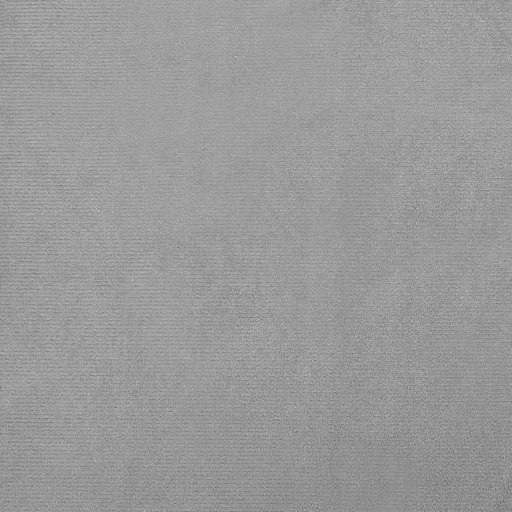 vidaXL Dog Bed Light Grey 70x45x26.5 cm Velvet