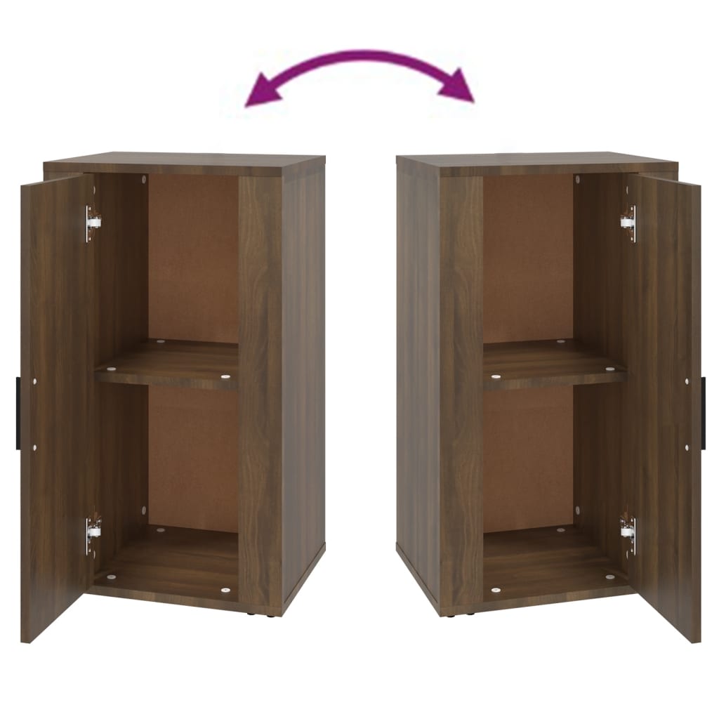 vidaXL Sideboard Brown Oak 40x33x70 cm Engineered Wood