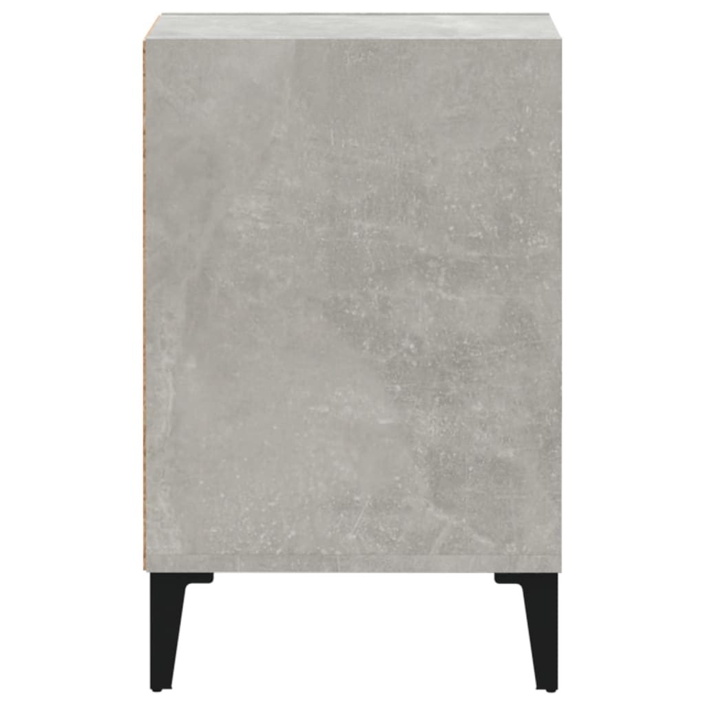 vidaXL TV Cabinet Concrete Grey 100x35x55 cm Engineered Wood