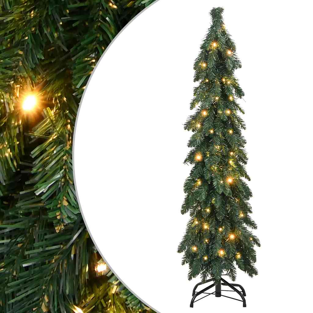 vidaXL Artificial Pre-lit Christmas Tree with 80 LEDs 150 cm