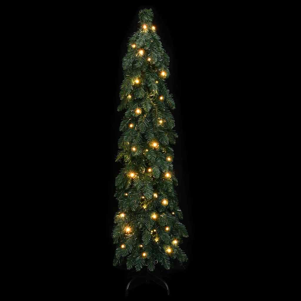 vidaXL Artificial Pre-lit Christmas Tree with 80 LEDs 150 cm