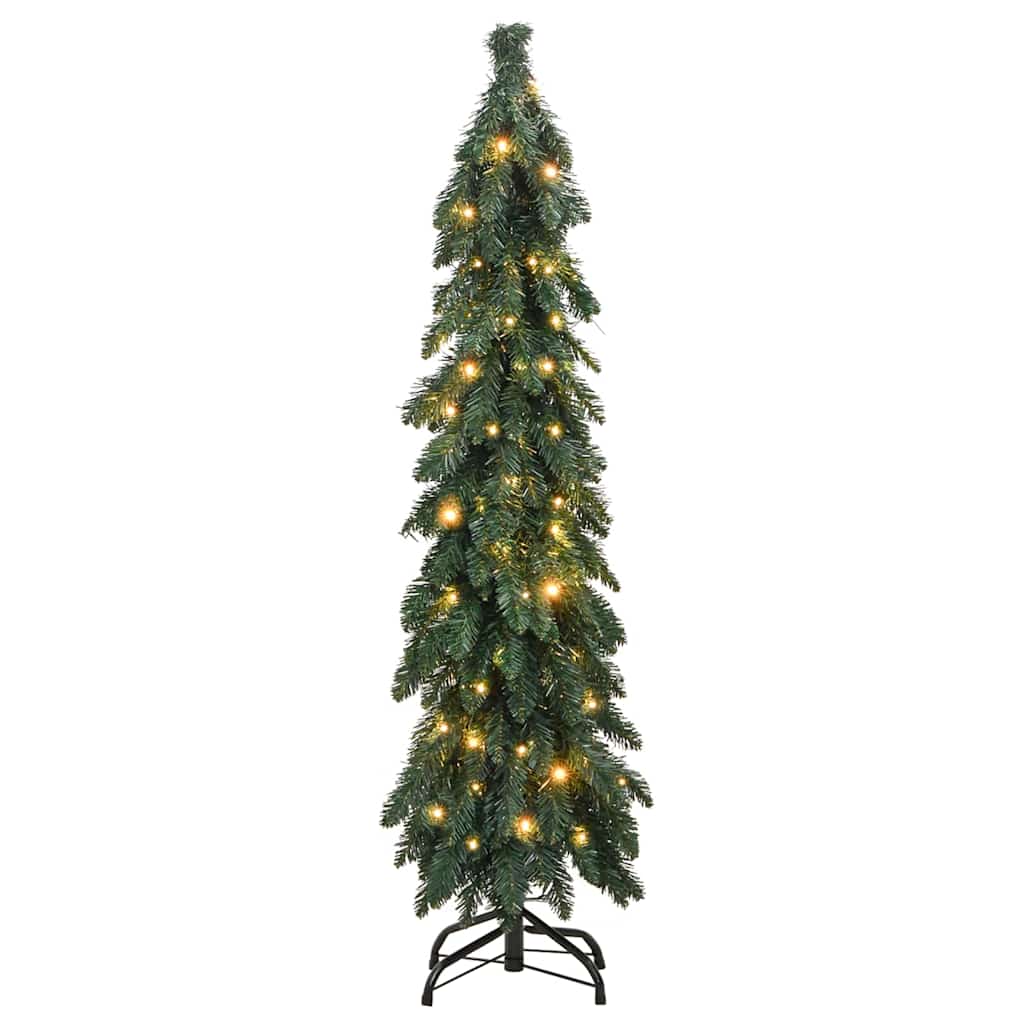 vidaXL Artificial Pre-lit Christmas Tree with 80 LEDs 150 cm
