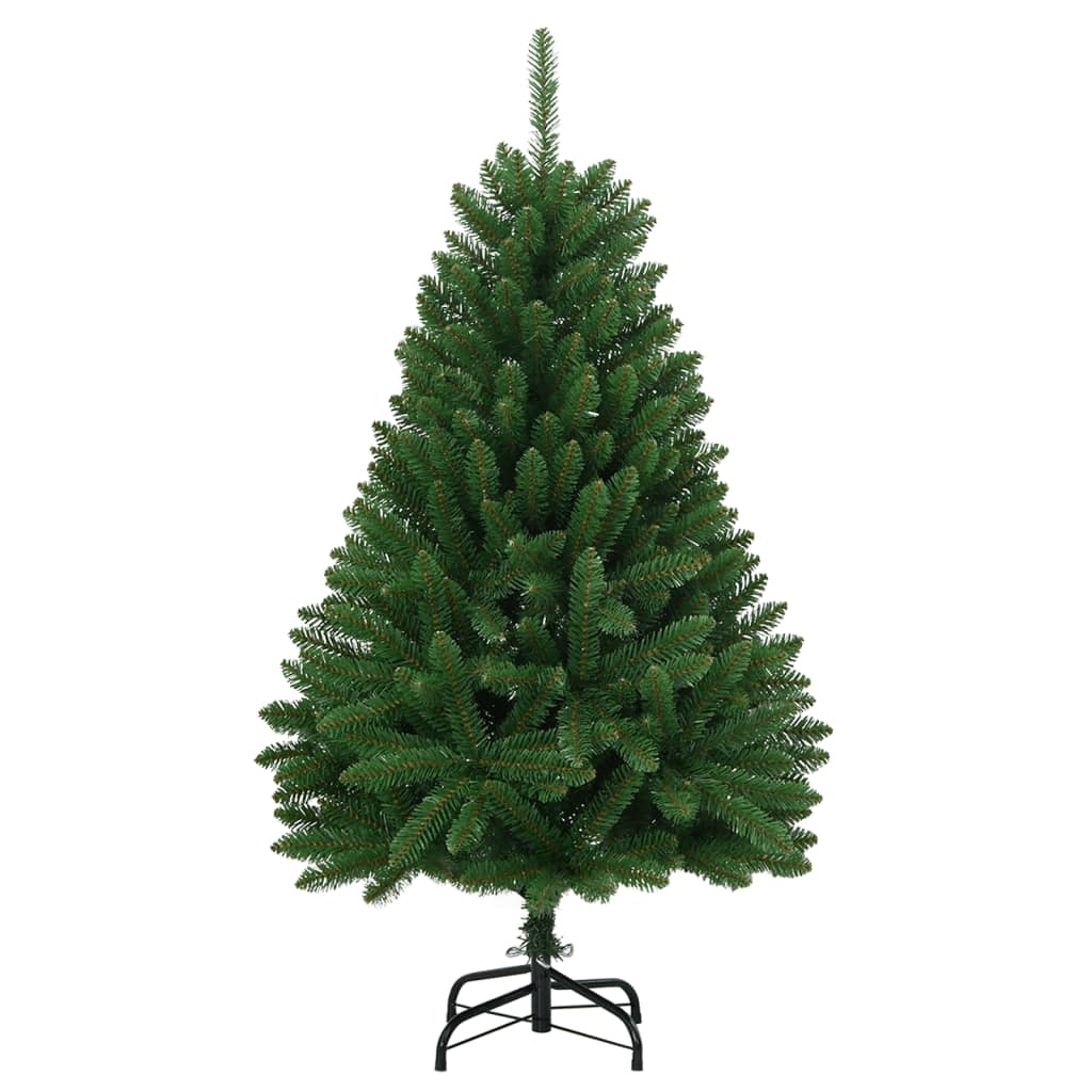 vidaXL Artificial Hinged Christmas Tree with Stand Green 120 cm