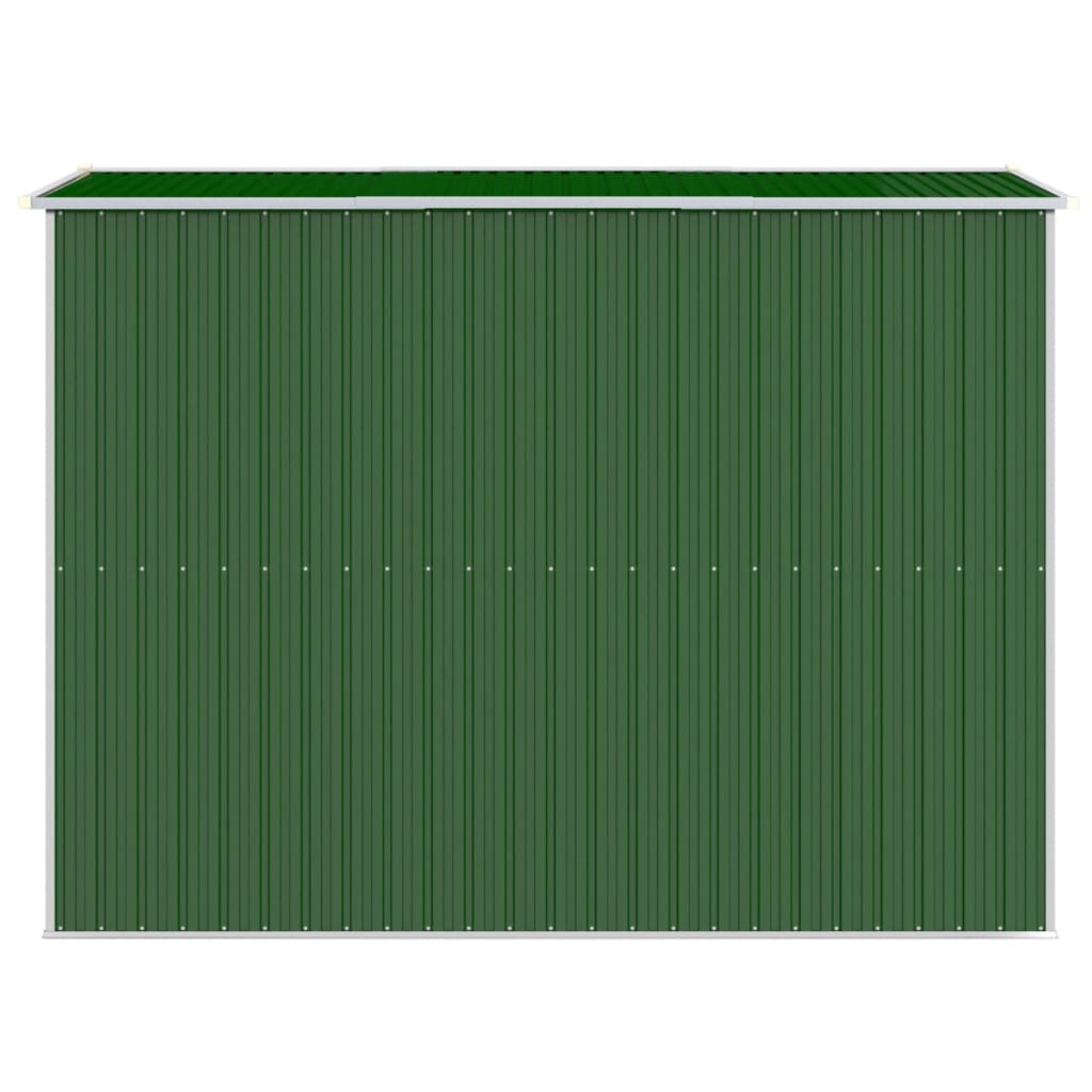 vidaXL Garden Shed Green 192x274x223 cm Galvanised Steel