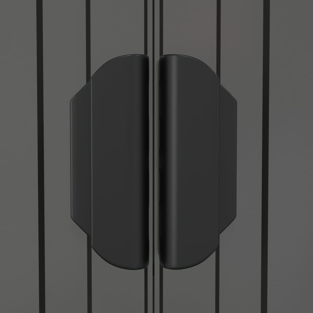 vidaXL Garden Shed Light Grey 192x523x223 cm Galvanised Steel