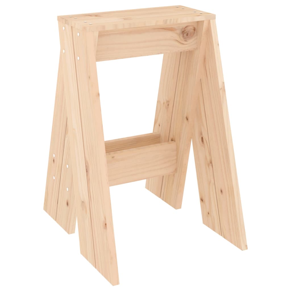 vidaXL Stools 2 pcs 40x40x60 cm Solid Wood Pine