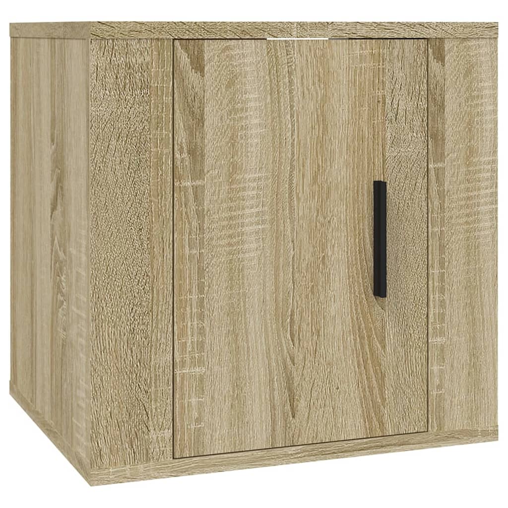 vidaXL Wall Mounted TV Cabinet Sonoma Oak 40x34.5x40 cm