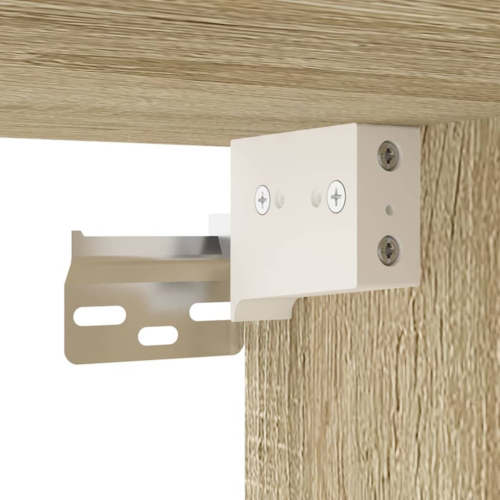 vidaXL Wall Mounted TV Cabinet Sonoma Oak 40x34.5x40 cm