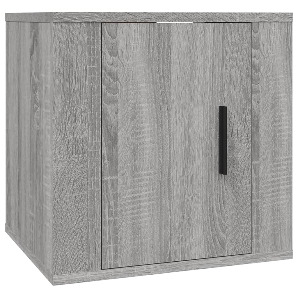 vidaXL Wall Mounted TV Cabinet Grey Sonoma 40x34.5x40 cm