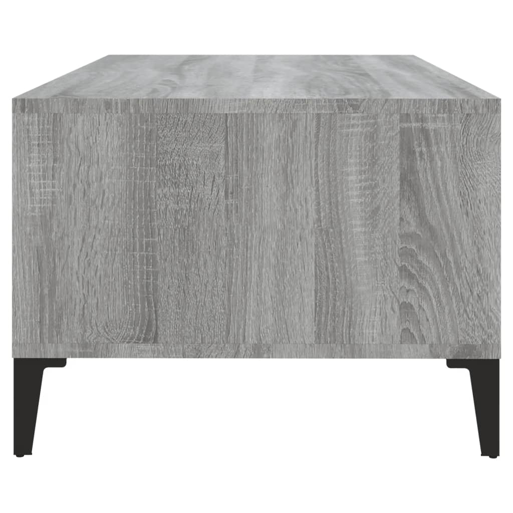 vidaXL Coffee Table Grey Sonoma 90x50x36.5 cm Engineered Wood