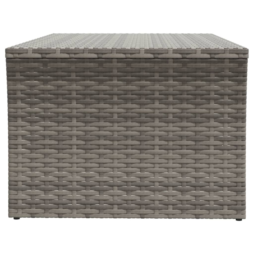vidaXL Coffee Table Grey 100x50x40 cm Poly Rattan