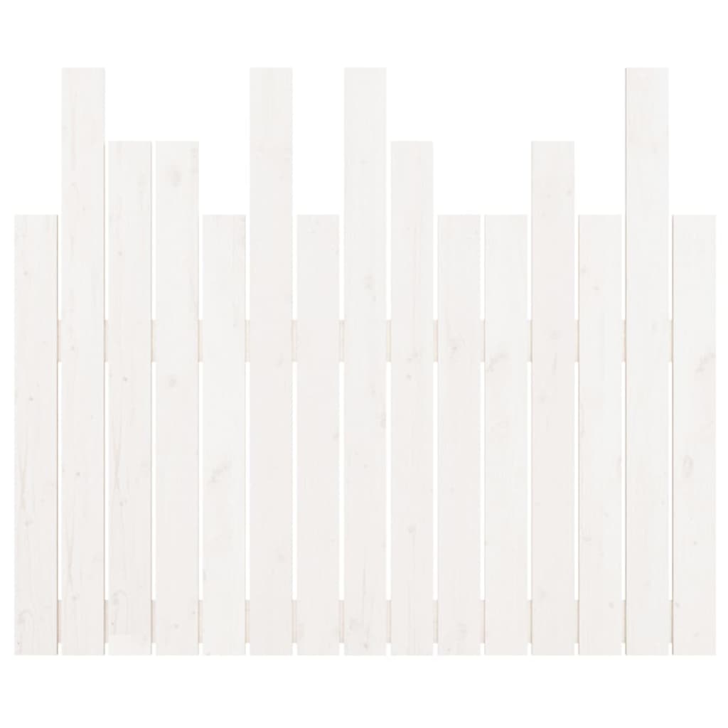 vidaXL Wall Headboard White 95.5 cm Solid Wood Pine