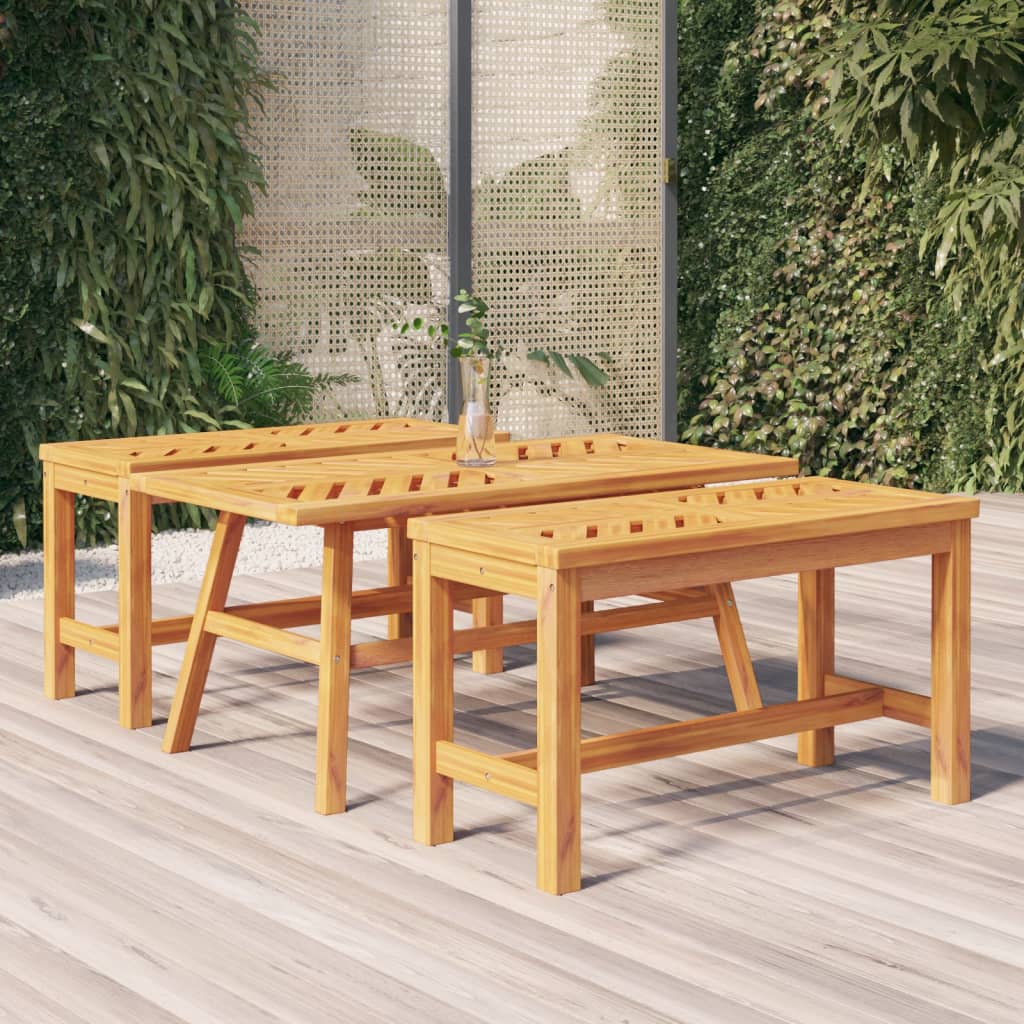 vidaXL Coffee Table 100x50x45 cm Solid Wood Acacia