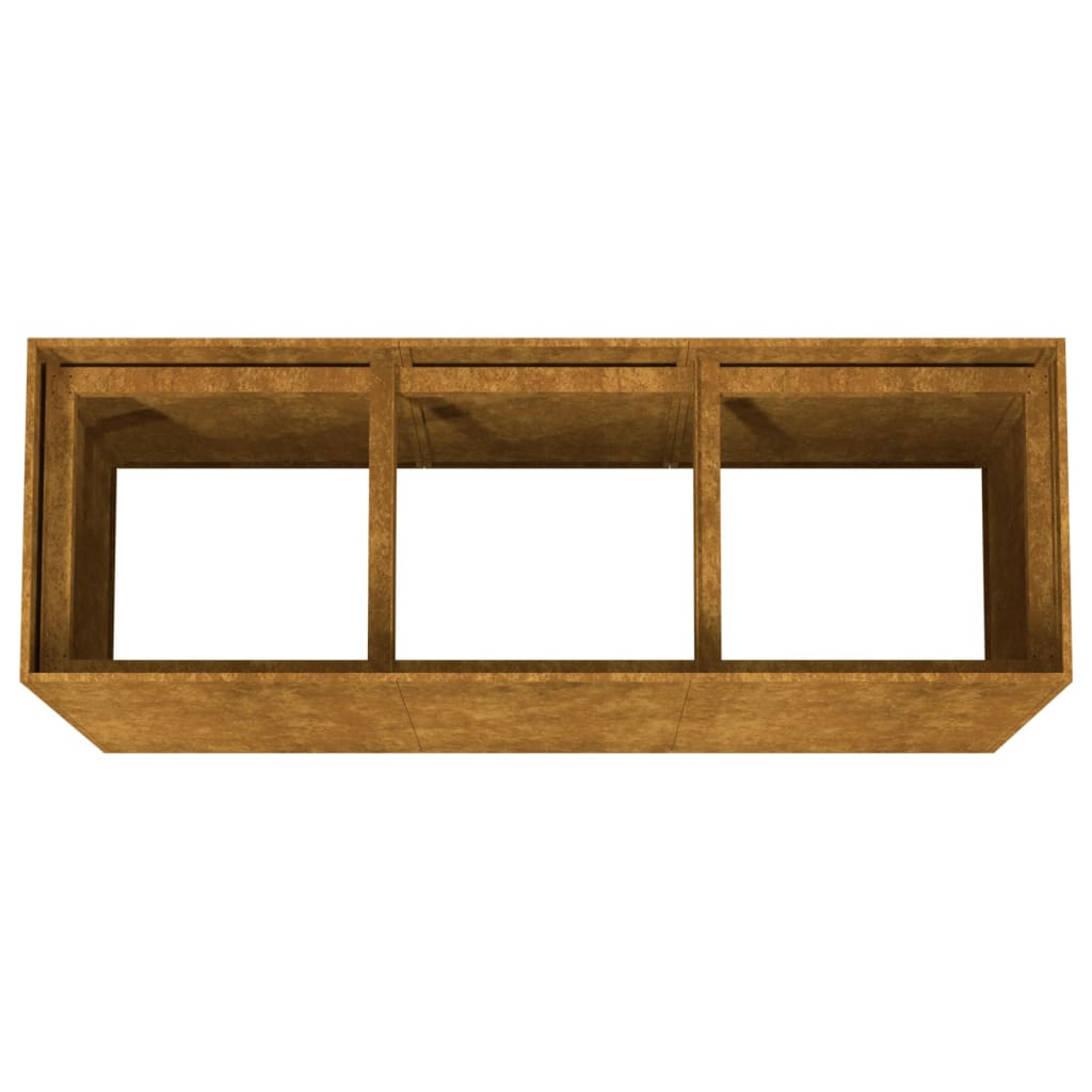 vidaXL Garden Raised Bed 120x40x80 cm Corten Steel