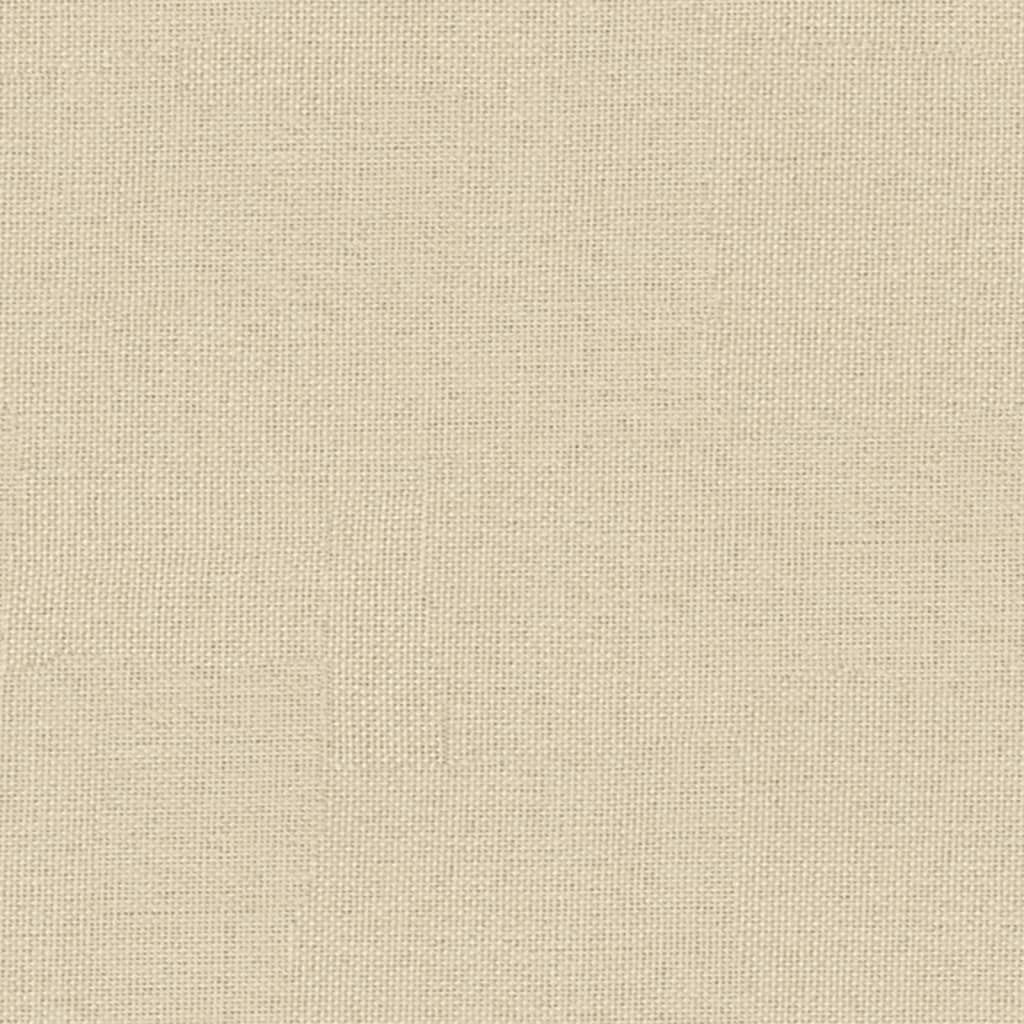 vidaXL Sofa Bed Cream Fabric