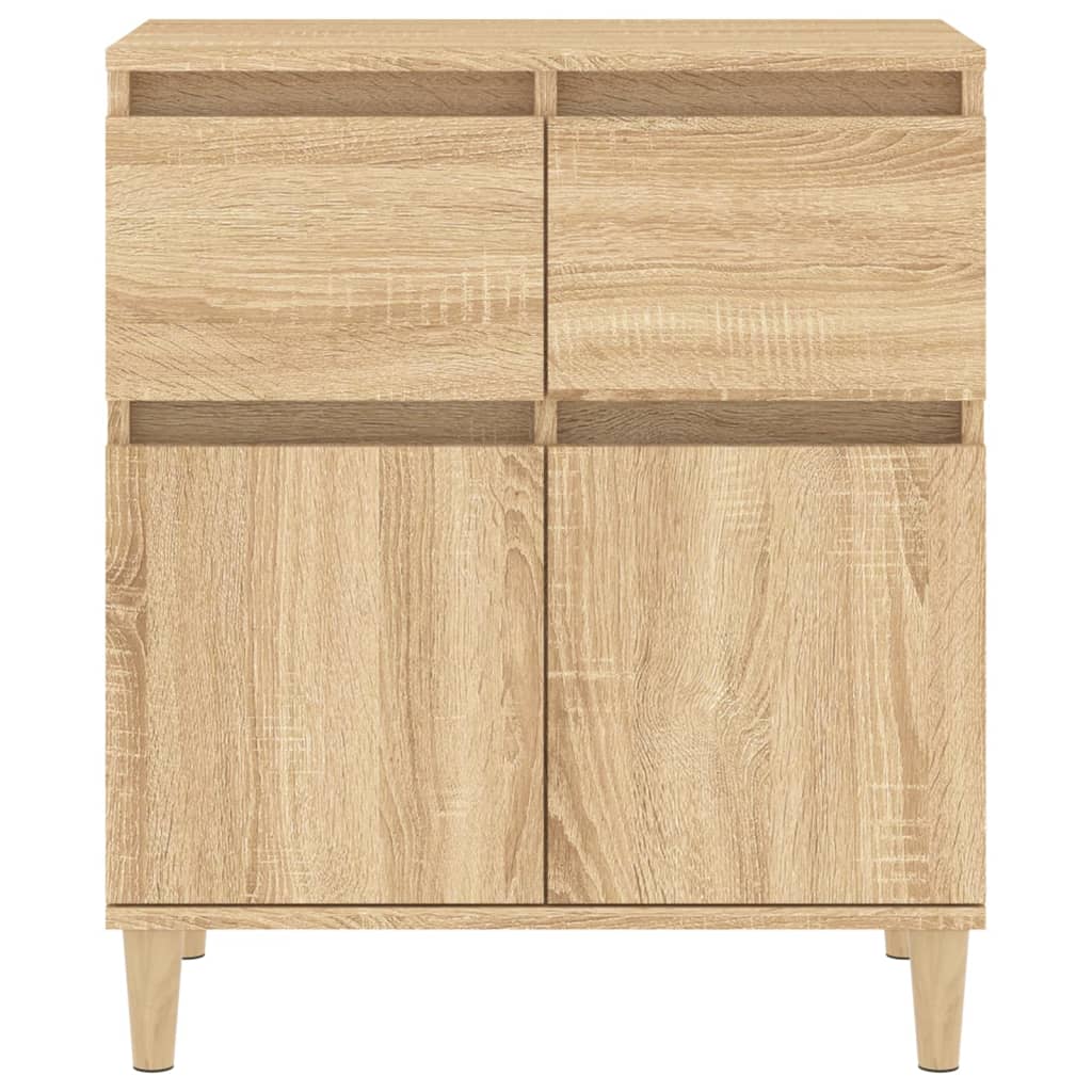 vidaXL Sideboard Sonoma Oak 60x35x70 cm Engineered Wood