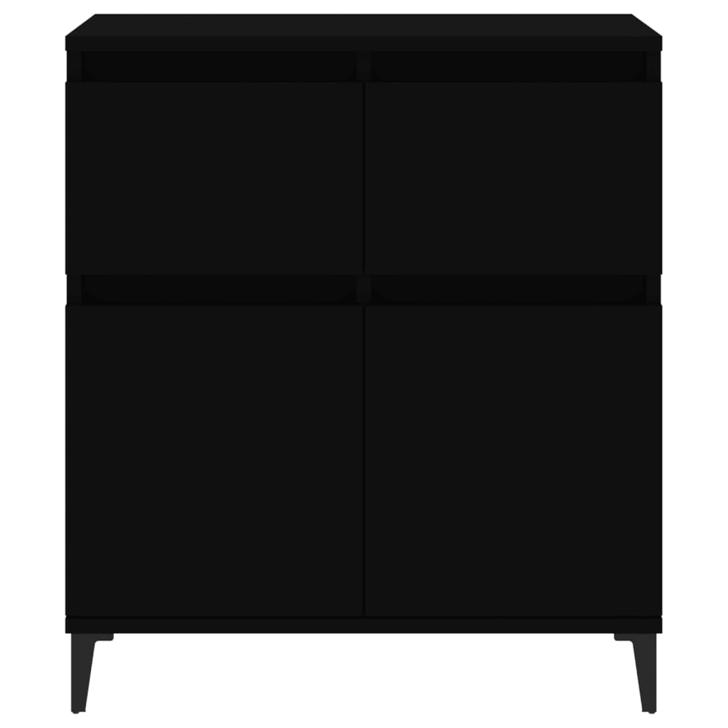 vidaXL Sideboard Black 60x35x70 cm Engineered Wood
