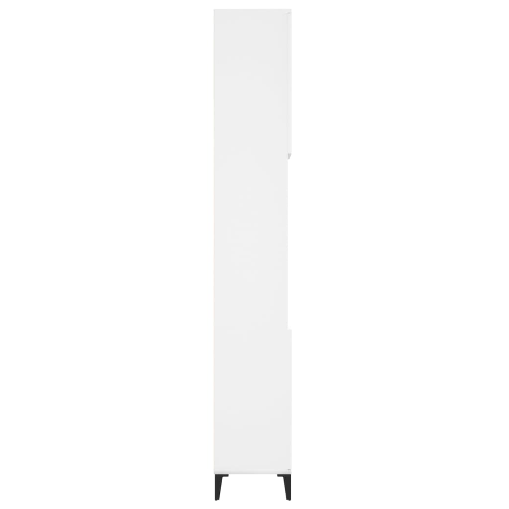 vidaXL Bathroom Cabinet White 30x30x190 cm Engineered Wood