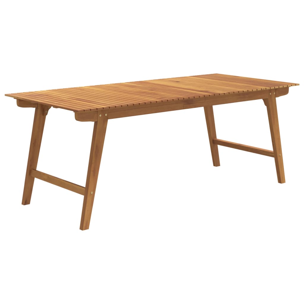vidaXL Garden Table 200x90x75 cm Solid Wood Acacia