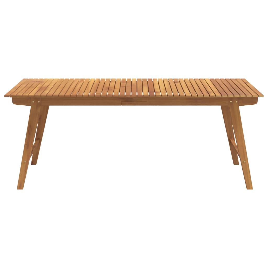 vidaXL Garden Table 200x90x75 cm Solid Wood Acacia