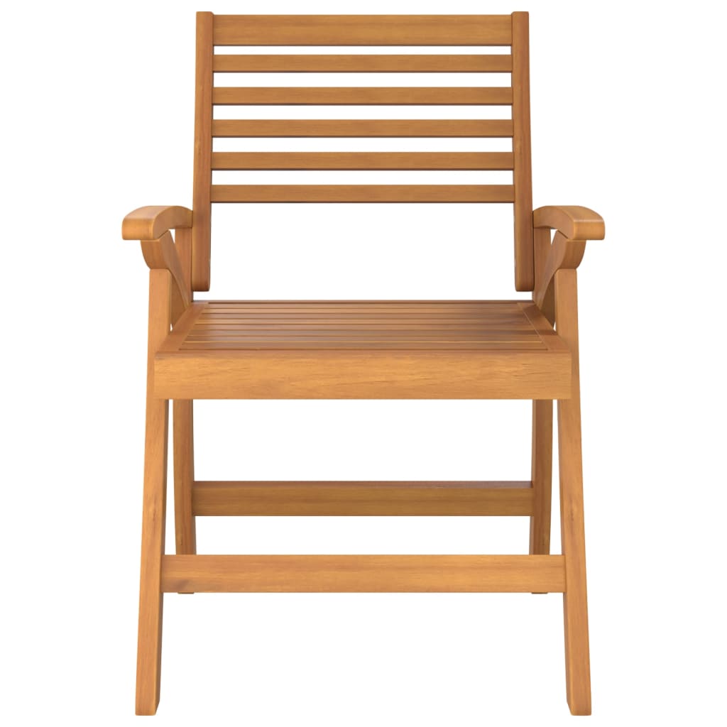 vidaXL Garden Chairs 3 pcs 58x58x87 cm Solid Wood Acacia