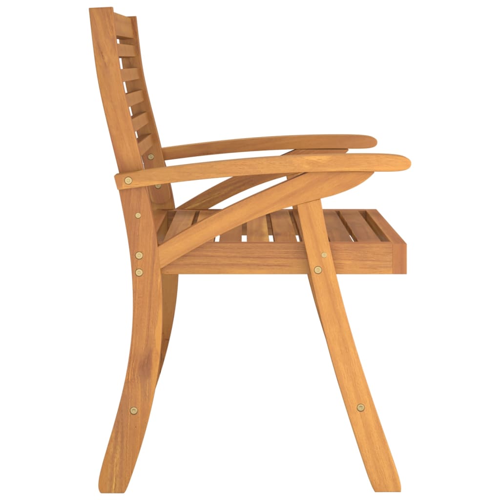 vidaXL Garden Chairs 3 pcs 58x58x87 cm Solid Wood Acacia