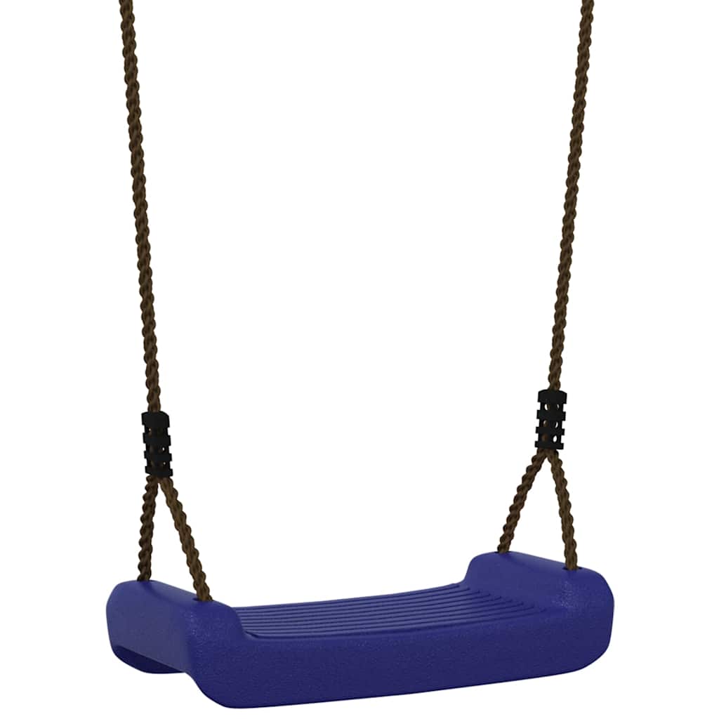 vidaXL Slide and Swing for Playhouse Blue Polypropylene