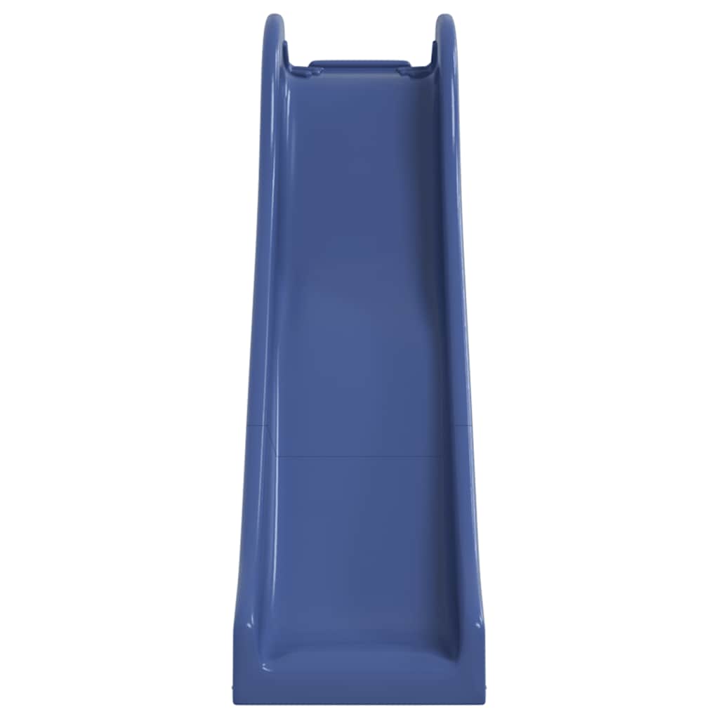 vidaXL Slide and Swings for Playhouse Blue Polypropylene
