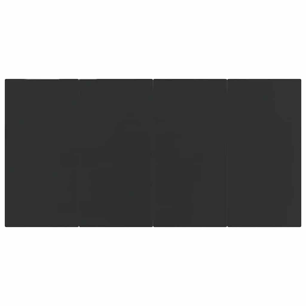 vidaXL 7 Piece Garden Dining Set Grey Poly Rattan